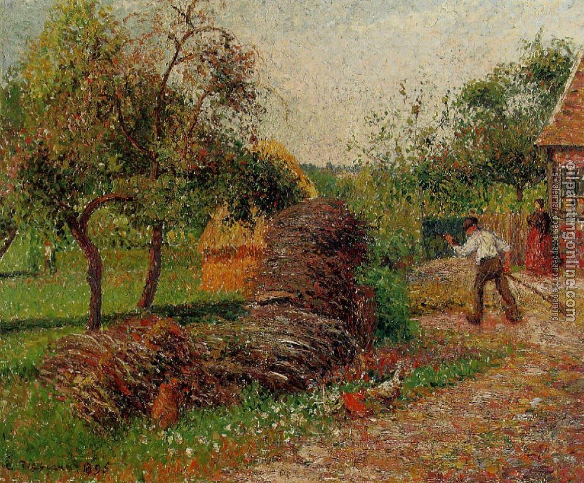 Pissarro, Camille - Mother Lucien's Yard